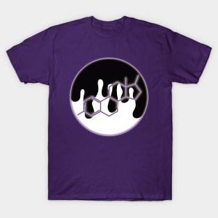 Neon Estrogen Chemical Structure: Purple T-Shirt